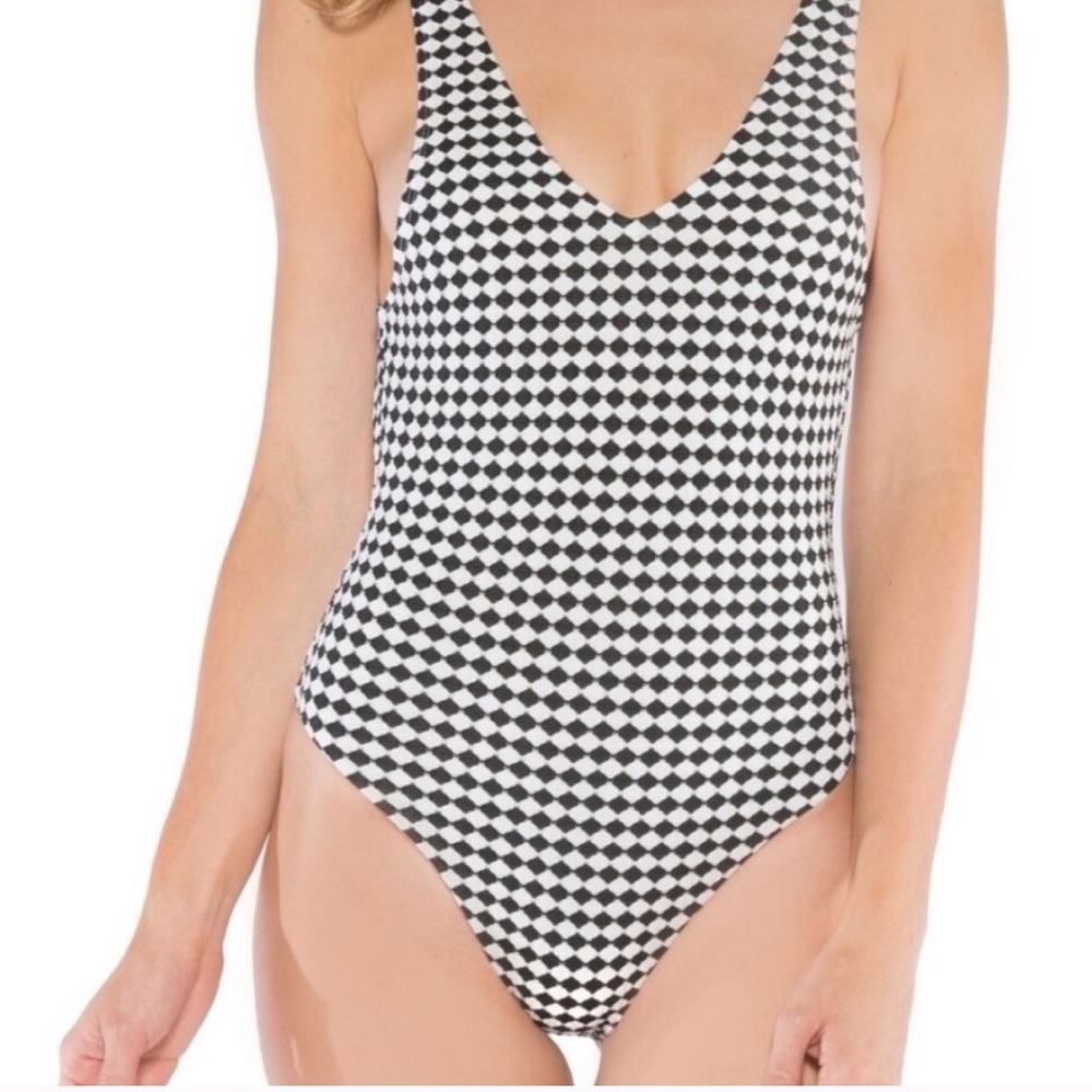 Byrds of Paradise Checkered SwimSuit OnePiece 1199